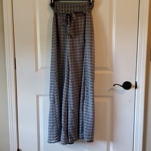 Patterned flowy pants